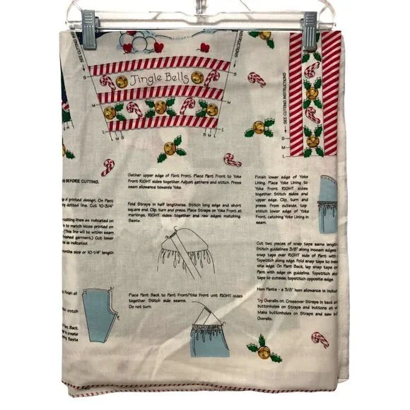 Daisy Kingdom Snowman Toddler Overalls Easy to Sew Fabric Sizes 6-12-18 Months - Picture 2 of 6